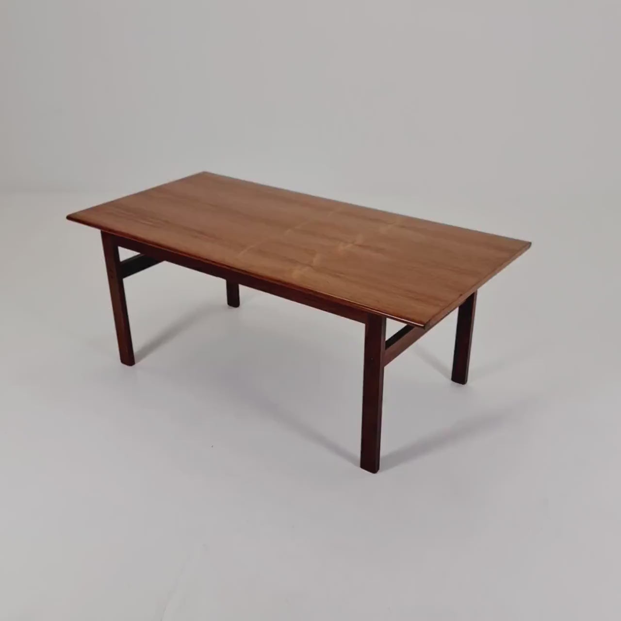 Danish Rosewood Coffee Table by lllum Wikkelso for Niles Eilersen , 1960s